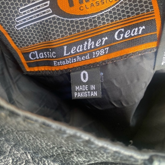 First Classics Classic Leather Gear Black Straight Fit Leather Pants - Picture 6 of 6